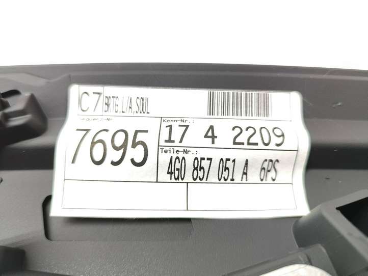Audi A6 (2014 - 2018)  4G0857051A Отделка внутренней панели