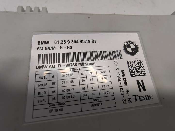 BMW 3 F30 F35 F31 (2012 - 2018)  61359354457 Модуль управления сидением