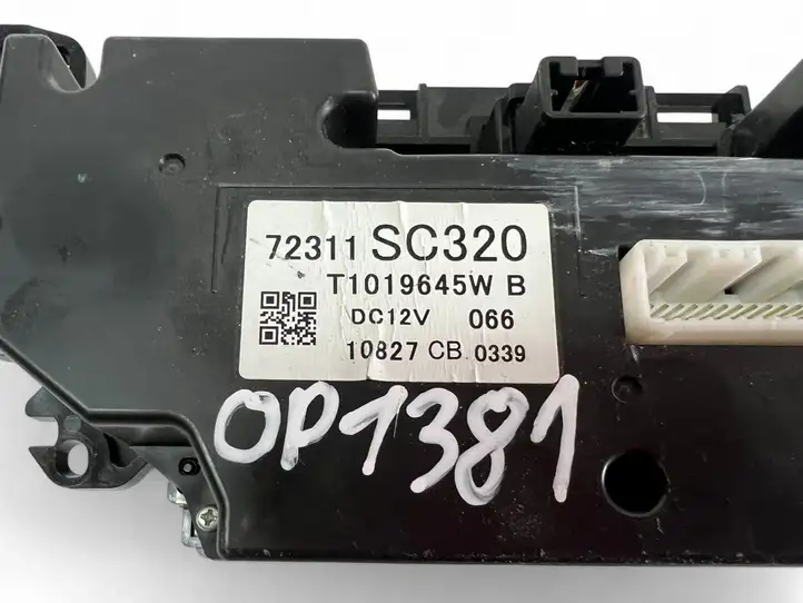 Subaru Forester SH (2008 - 2013) 72311SC320 Управление климат контролем — фото 4