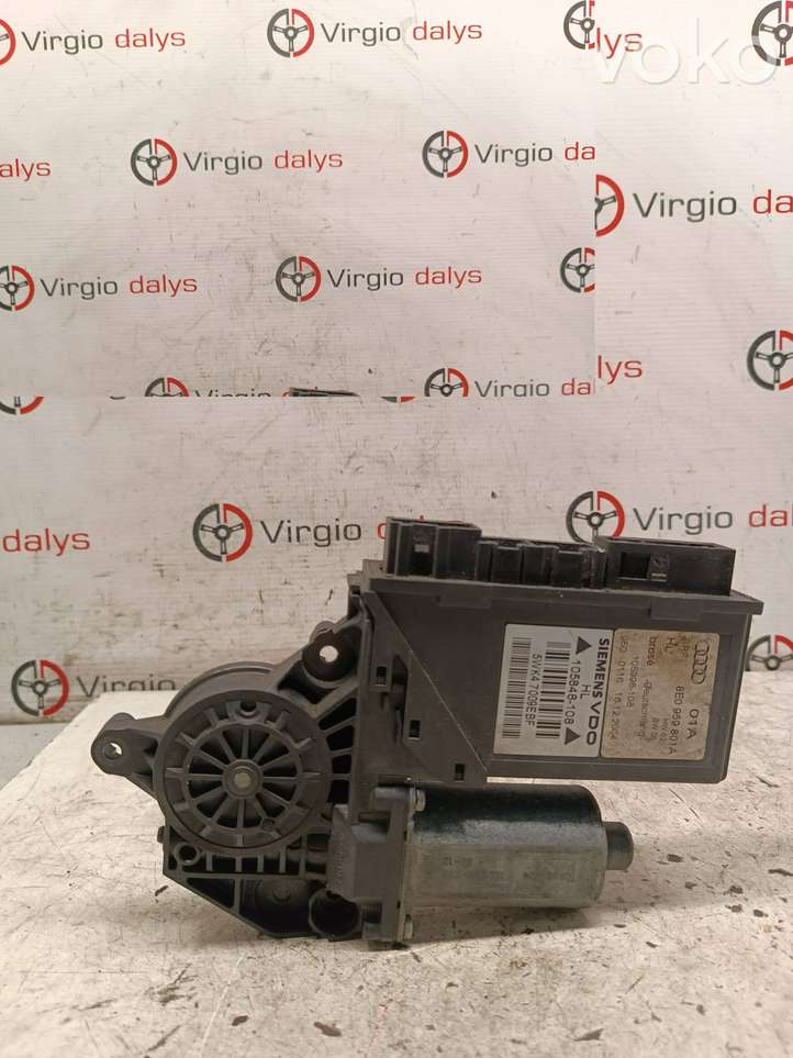 Audi A4 (2004 - 2009)  8E0959801A Механизм подъема окон задней двери