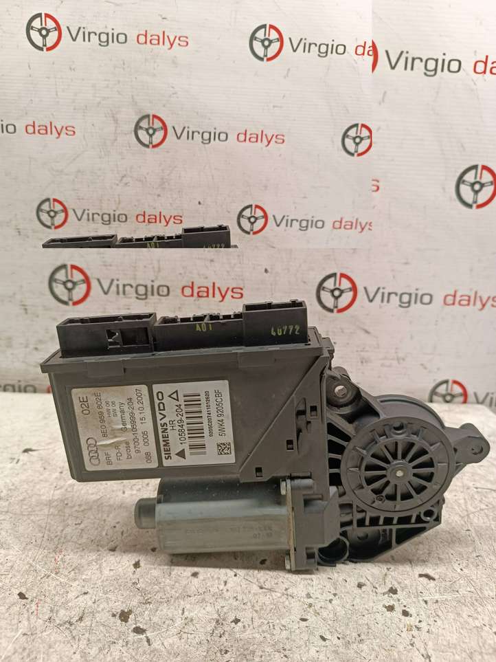 Audi A4 (2004 - 2009)  8E0959802E Механизм подъема окон задней двери