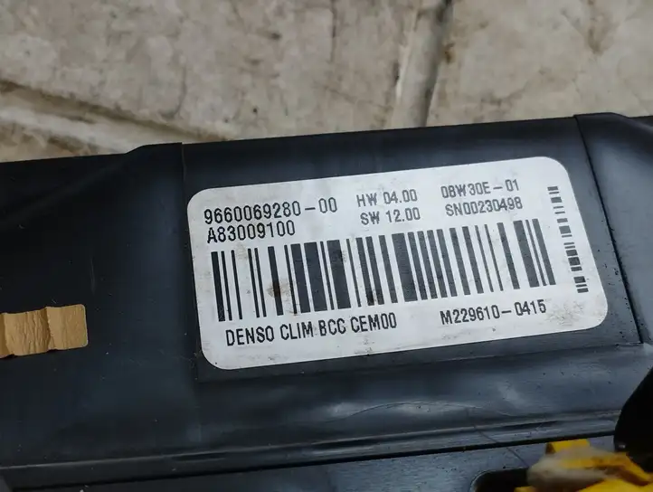 Citroen C4 I Picasso (2006 - 2013) 966006928000 Блок управления кондиционером — фото 2