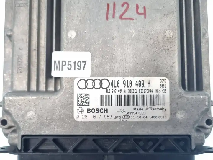 Audi Q7 4L (2009 - 2015) 4L0910409H Блок управления двигателем (ЭБУ) — фото 4