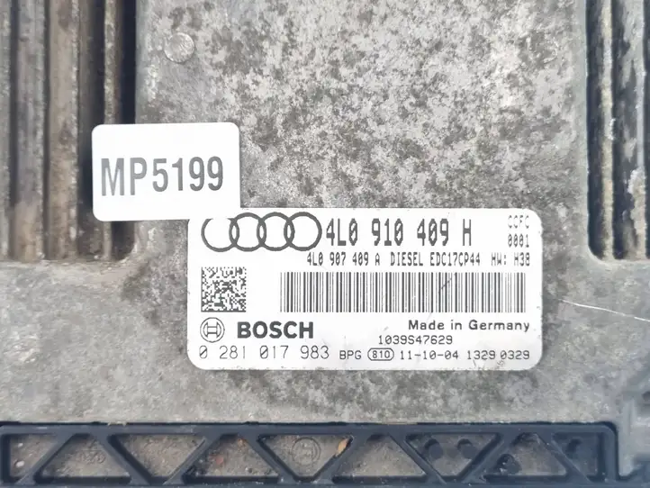 Audi Q7 4L (2009 - 2015) 4L0910409H Блок управления двигателем (ЭБУ) — фото 4