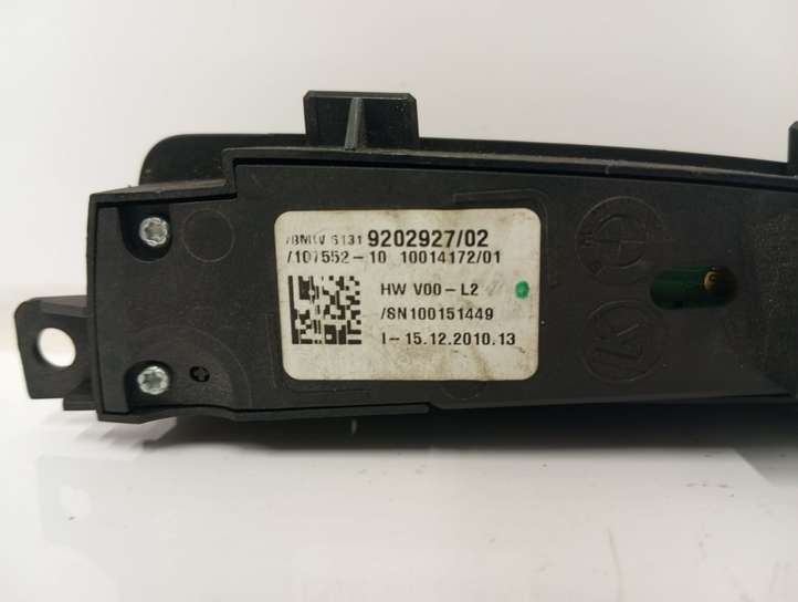 BMW 5 F10 F11 (2009 - 2016)  9202927 Включатель датчиков парковки