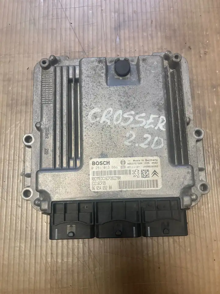 Citroen C-Crosser (2007 - 2013) 9665465280 Блок управления двигателем (ЭБУ) — фото 1