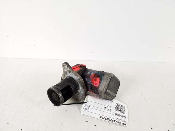Mercedes-Benz Vito Viano W639 (2003 - 2010)  A6461400860 Клапан EGR
