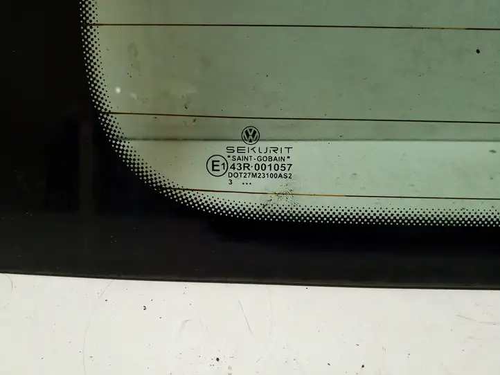 Volkswagen Transporter - Caravelle T5 (2003 - 2009) 7H3845502A Стекло двери багажника — фото 2