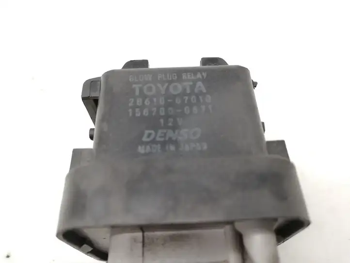 Toyota Yaris (2005 - 2009) 2861067010 Реле накала свечей — фото 2