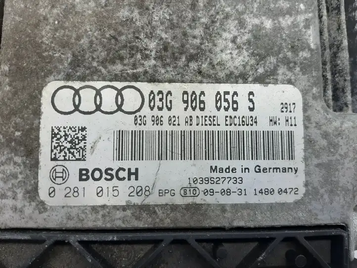 Audi A3/S3 8P (2008 - 2013) 03G906056S Блок управления двигателем (ЭБУ) — фото 2