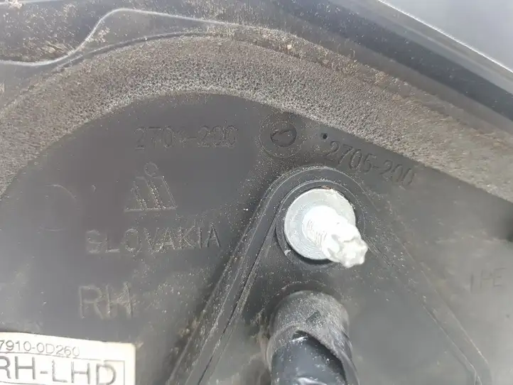 Toyota Yaris (2005 - 2009) 879100D260 Боковое зеркало механическое — фото 6