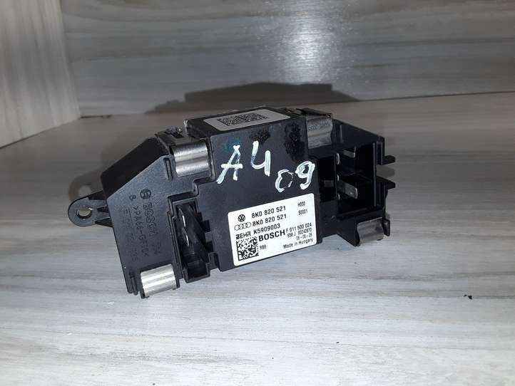 Audi A4 (2007 - 2011)  F011500024 Реостат вентилятора печки