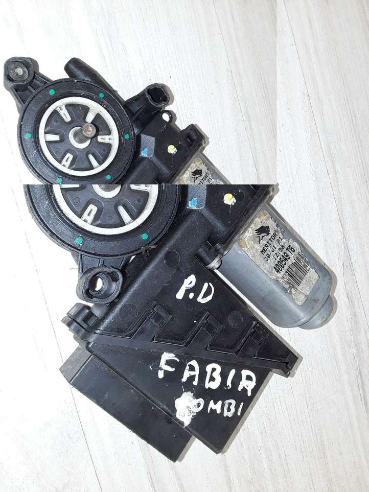 Skoda Fabia Mk1 (6Y) (1999 - 2007)  MR6400549D электродвигатель переднего стеклоподъемника