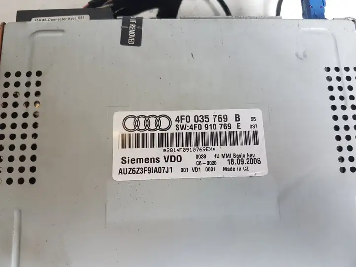 Audi A6 S6 C6 4F (2004 - 2008) 4F0035769B Навигационный привод CD/DVD — фото 3