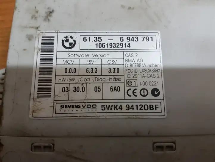 BMW 7 E38 (1993 - 2001) 61356943791 Модуль комфорта — фото 1