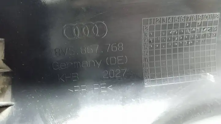 Audi A3/S3 8V (2012 - 2016) 8V5867768 Обшивка стойки D нижняя — фото 2