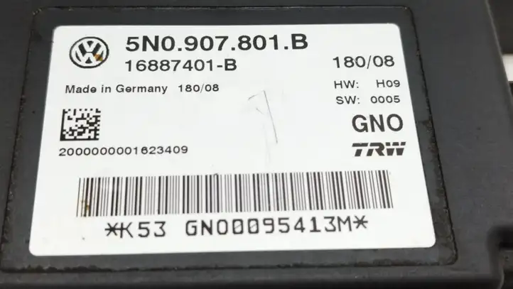 Volkswagen Tiguan (2007 - 2011) 5N0907801B Блок управления стояночным тормозом — фото 2
