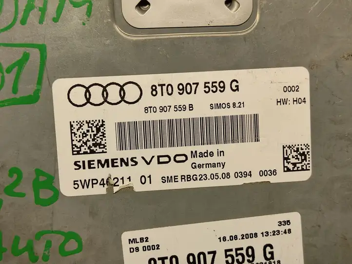 Audi A4 S4 B8 8K (2007 - 2011) 8T0907559G Блок управления двигателем (ECU) — фото 2