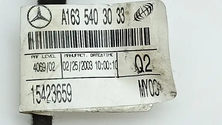Mercedes-Benz ML W163 (1997 - 2005) A1635403033 Проводка передней двери — фото 3