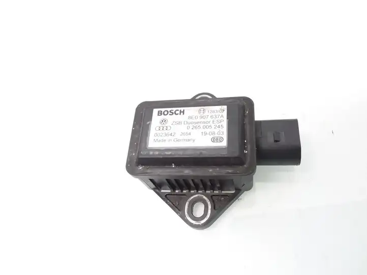 Audi A4 (2000 - 2006)  8E0907637A Датчик ESP (системы стабильности) (датчик курсовой устойчивости))