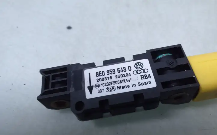 Audi A4 S4 B6 8E 8H (2000 - 2006) 8E0959643D Датчик удара SRS — фото 3