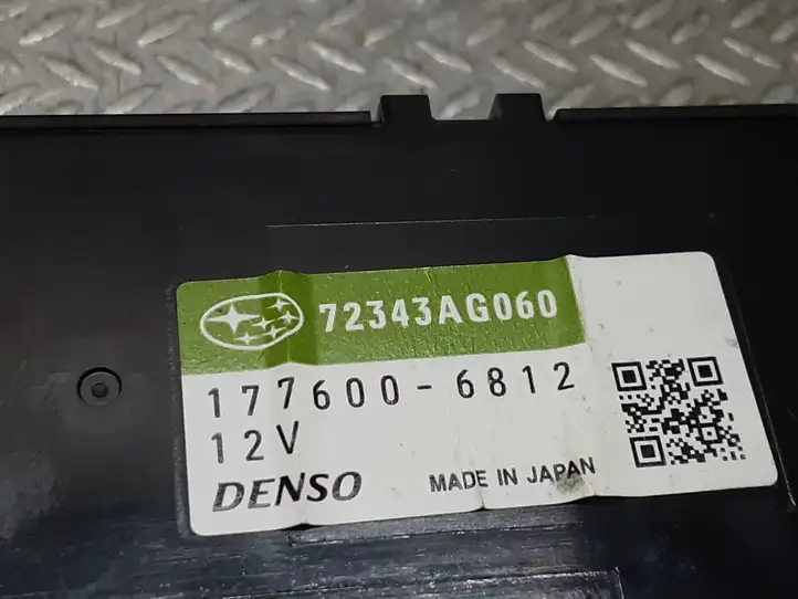 Subaru Outback (2007 - 2009) 1776006812 Модуль управления кондиционером — фото 2