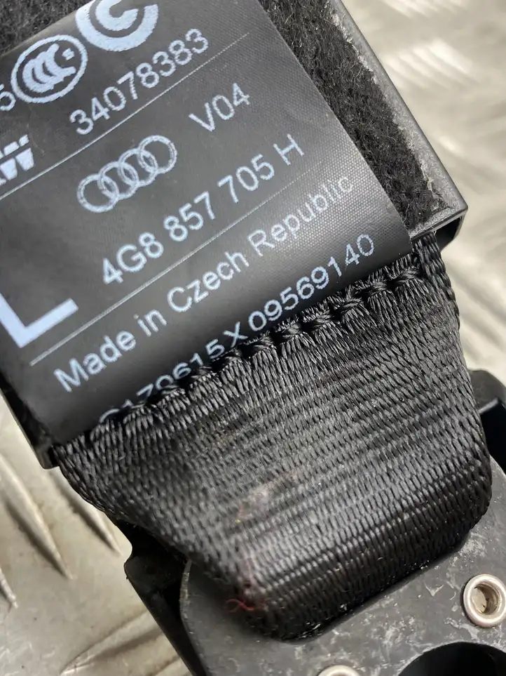 Audi A6 Allroad C7 (2014 - 2018) 4G8857705H Передний ремень безопасности — фото 6