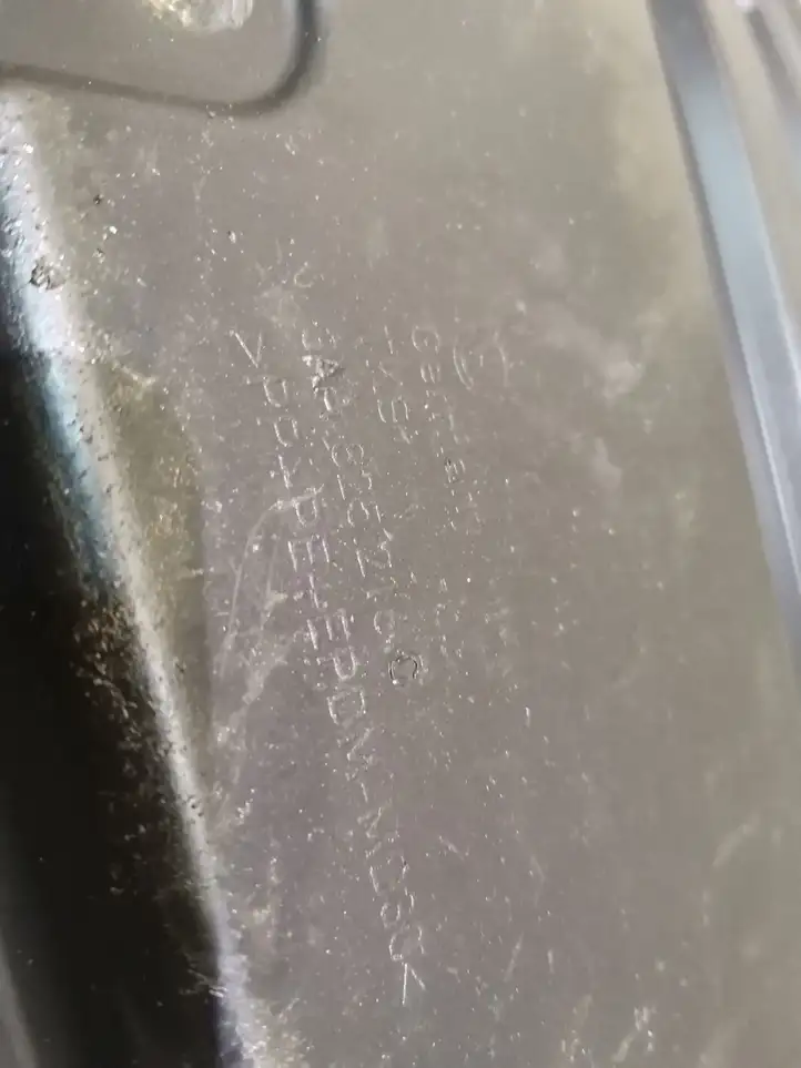Volkswagen PASSAT B7 (2011 - 2014) Защита переднего бампера снизу — фото 2