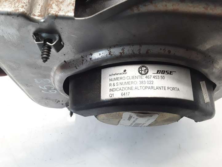 Alfa Romeo 147 (2000 - 2004)  46745350 Громкоговоритель (громкоговорители) в задних дверях