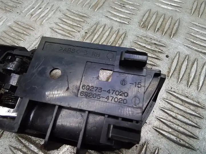 Toyota Prius (XW20) (2003 - 2009) 6927347020 Внутренняя ручка двери — фото 2