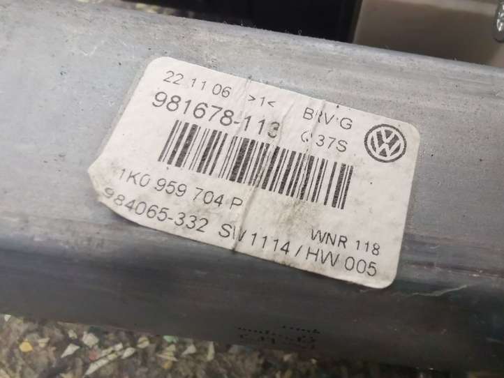Volkswagen PASSAT B6 (2005 - 2010)  1K0959704P Механизм подъема окон задней двери