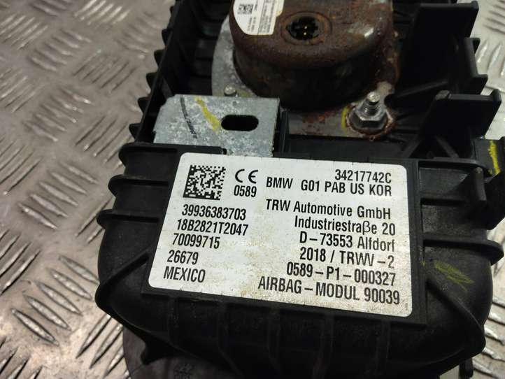 BMW X3 G01 (2018 - )  9363837 Подушка безопастности пассажира