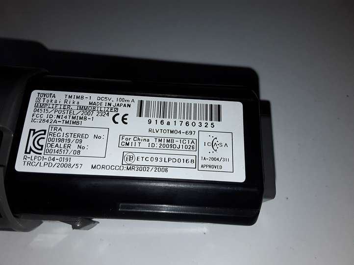 Toyota Prius (XW30) (2009 - 2015)  TM1MB1C1A Включатель зажигания и стартера