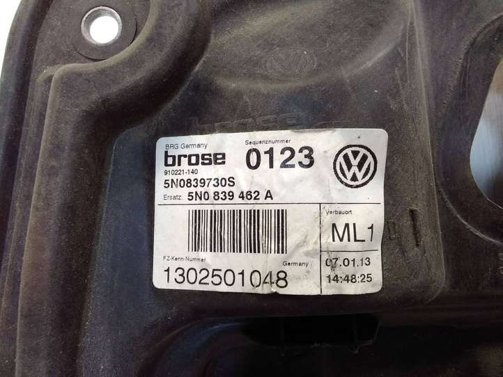 Volkswagen Tiguan (2011 - 2016)  5N0839462A  Механизм для электрического подъема окон задней двери (без двигателя)