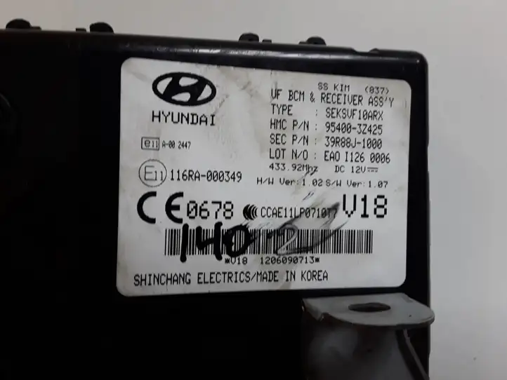 Hyundai i40 (2011 - ) 116RA000349 Модуль комфорта — фото 2