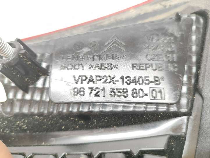 Citroen C4 (2011 - 2016)  9672155880 Задний фонарь в крышке багажника