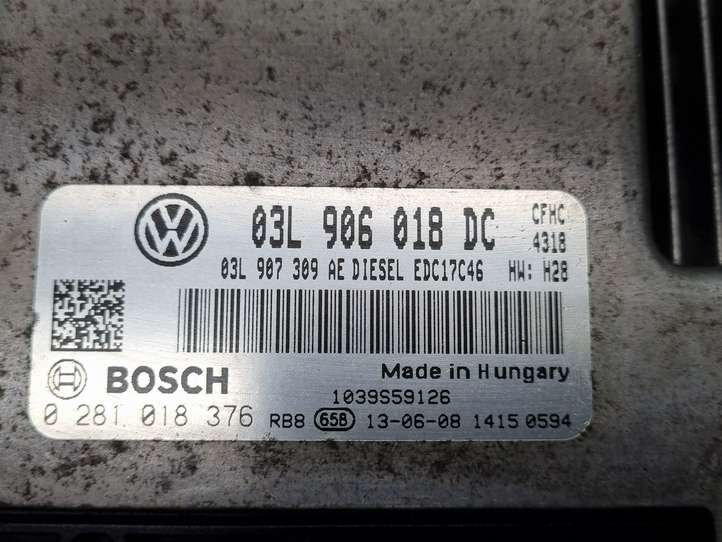 Volkswagen Caddy (2010 - 2015)  EDC17C46 Блок управления двигателя