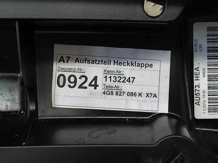 Audi RS7 C7 (2014 - 2018) 4G8827086K Обшивка багажника — фото 5