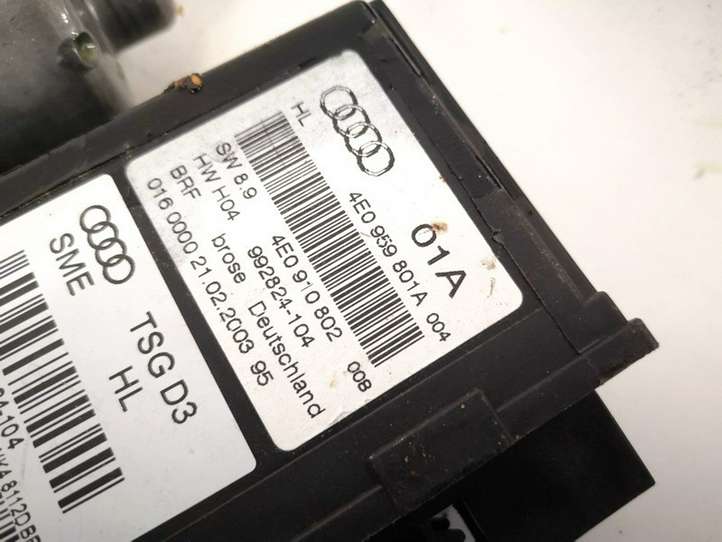 Audi A8 (2002 - 2005)  4e0959801a электродвигатель переднего стеклоподъемника
