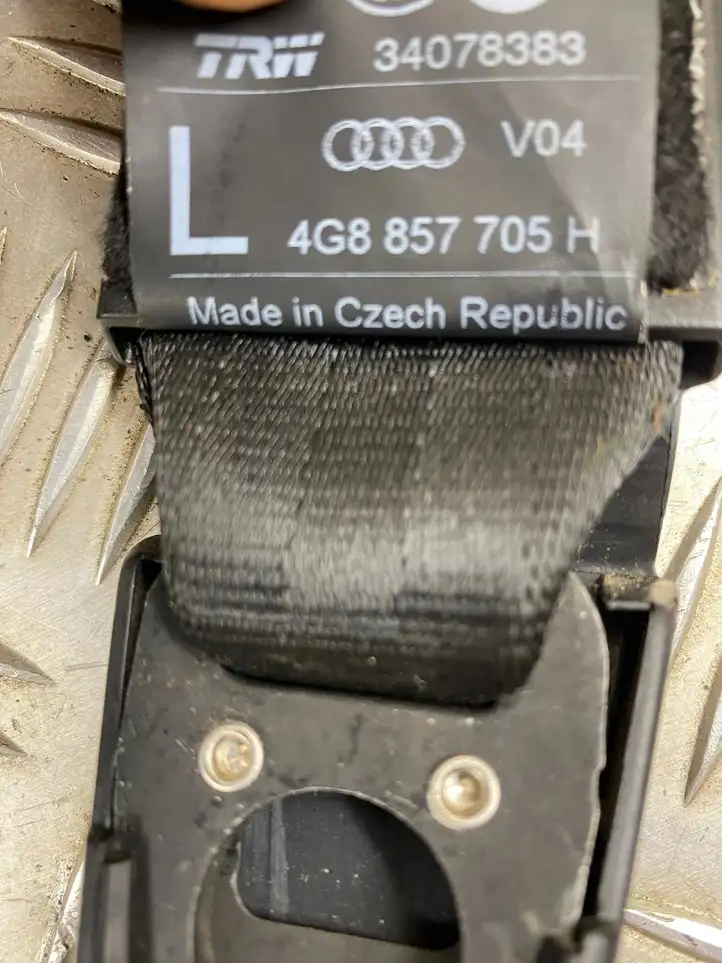 Audi A6 Allroad C7 (2014 - 2018) 4G8857706P Передний ремень безопасности — фото 3