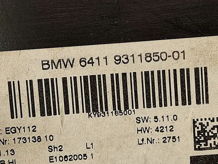 BMW 3 F30 F35 F31 (2012 - 2018) 9311850 Модуль управления кондиционером — фото 2