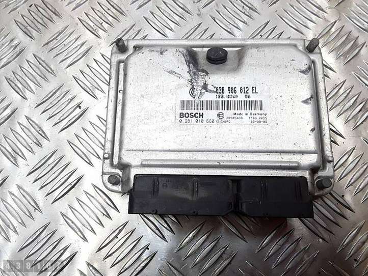 Volkswagen Polo (2001 - 2005)  038906012EL Блок управления двигателя