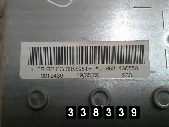 Peugeot 308 (2007 - 2013)  9681466680 Подушка безопастности пассажира