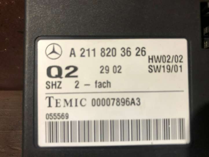 Mercedes-Benz E W211 (2002 - 2009)  A2118203626 Модуль управления сидением