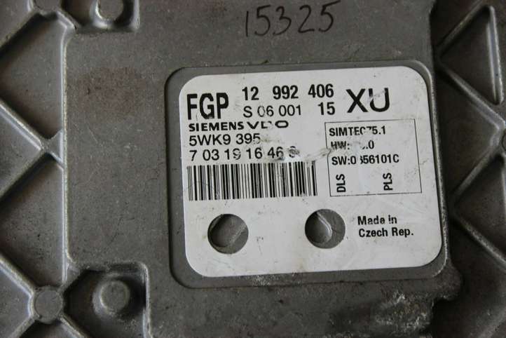 Opel Astra (2004 - 2009)  12992406 Блок управления двигателя