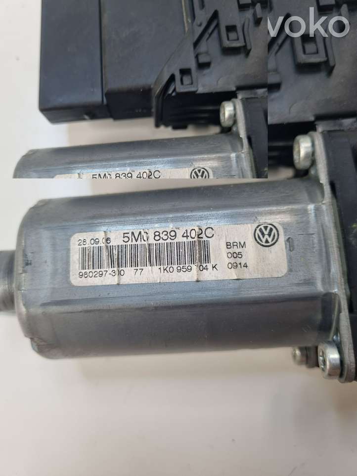 Volkswagen Golf Plus (2004 - 2008)  5M0839402C Механизм подъема окон задней двери