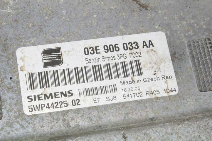 Seat Ibiza III (6L) (2002 - 2008)  03E906033AA Блок управления двигателя