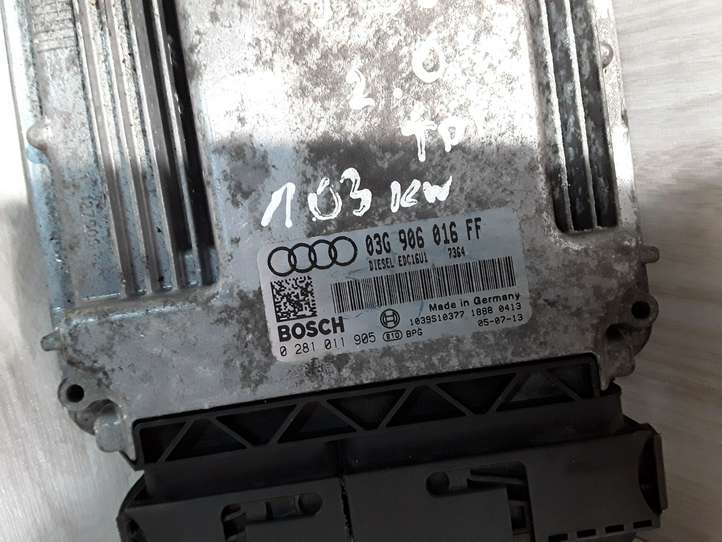 Audi A3/S3 8P (2003 - 2005)  0281011905 Блок управления двигателя