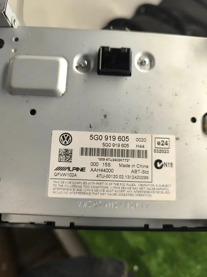 Volkswagen Golf VII (2013 - 2019) 5G0919605 Магнитола / мультимедийная система — фото 2