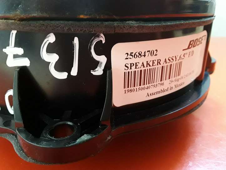 Cadillac SRX (2003 - 2006)  25684702 Громкоговоритель (громкоговорители) в передних дверях